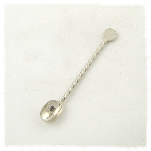Silver saltspoon